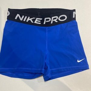 Nike Pro shorts Blue